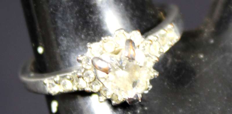 Costume Jewelry - Diamante Ring