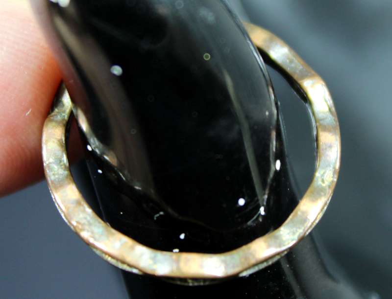 Costume Jewelry - Chain Linked Copper Look Ring