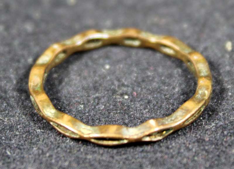 Costume Jewelry - Chain Linked Copper Look Ring
