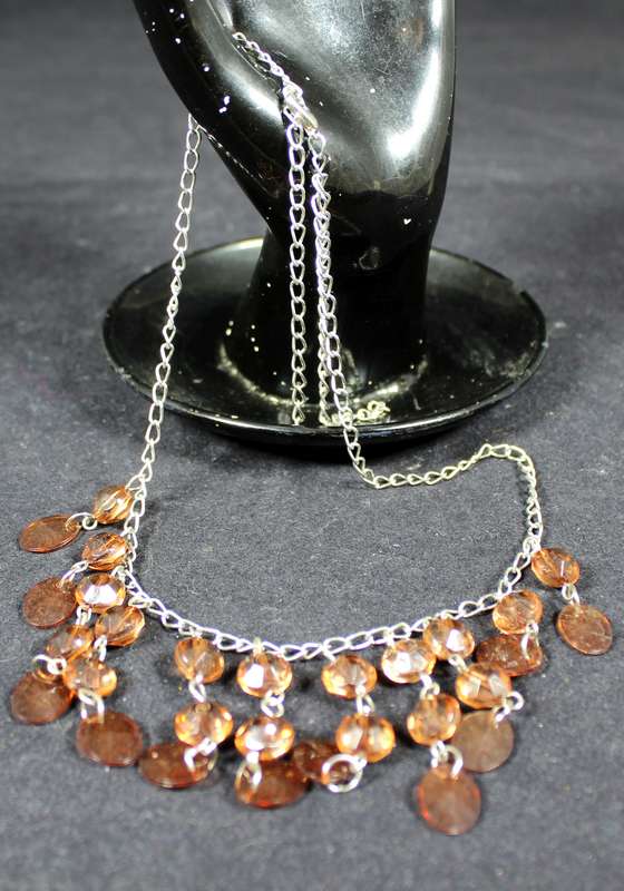 costume jewelry - plastic bead necklace