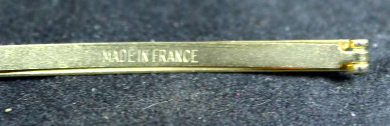 costume jewelry - golden plated tie pin