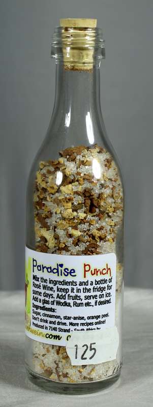 Mini liquor bottle - Paradise Punch - make your own ingredients