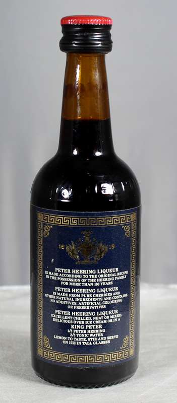 Mini liquor bottle - Peter Heering liqueur