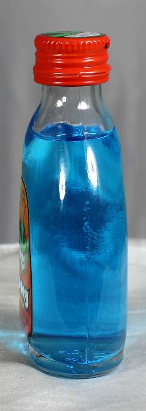 Mini liquor bottle - Bug - blue