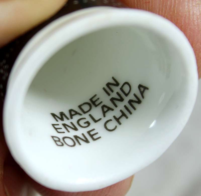 Bone China thimble - Blackpool