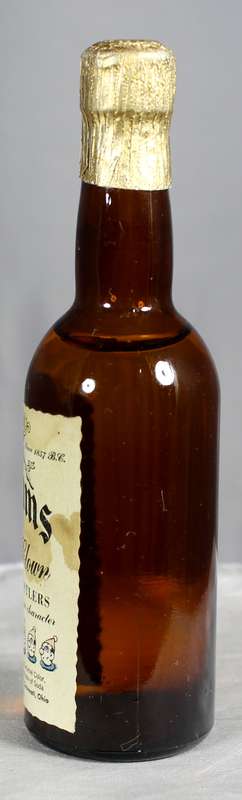 Mini liquor bottle - See-gams Seven 7 Clown
