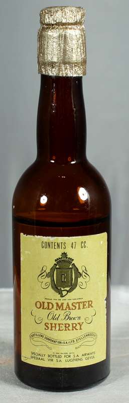Mini liquor bottle - Old Master - Old Brown Sherry