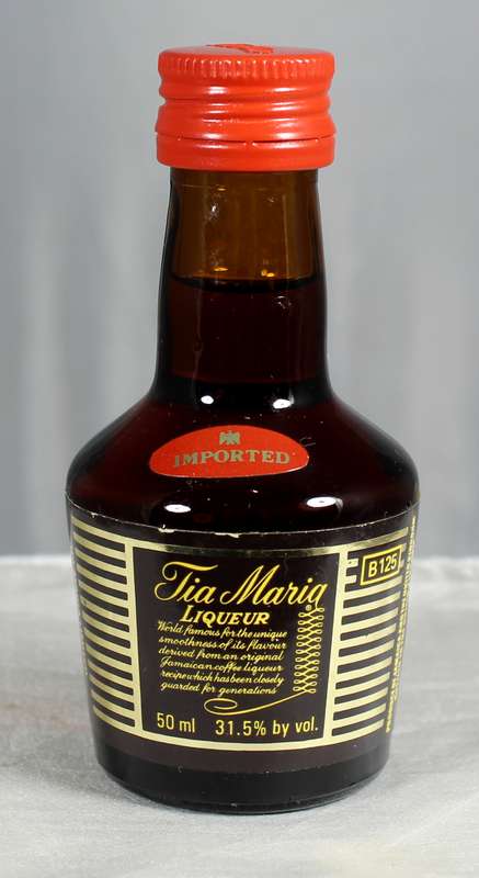 Mini liquor bottle - Tia Maria liqueur