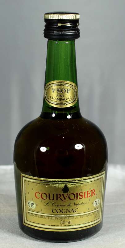 Mini liquor bottle - Courvoisier Cognac