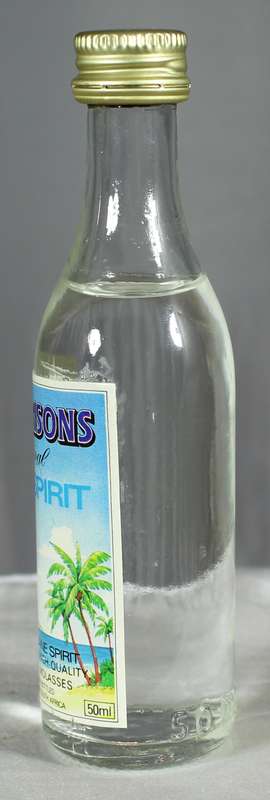 Mini liquor bottle - Ian Thomas - Cane spirit