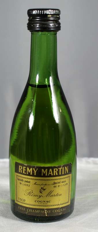 Mini liquor bottle - Remy Martin Cognac