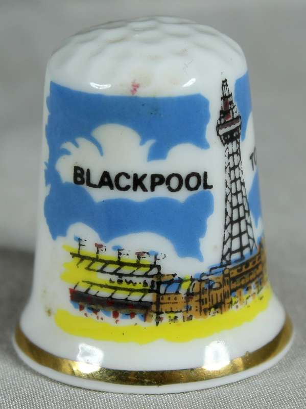 Bone China thimble - Blackpool tower