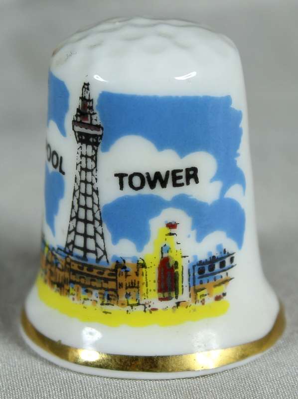 Bone China thimble - Blackpool tower