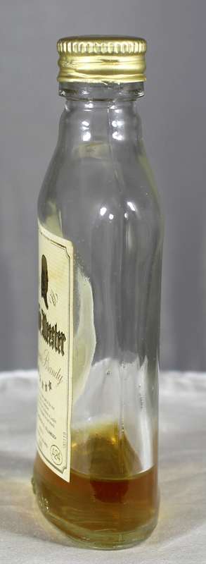 Mini liquor bottle - Oude Meester brandy