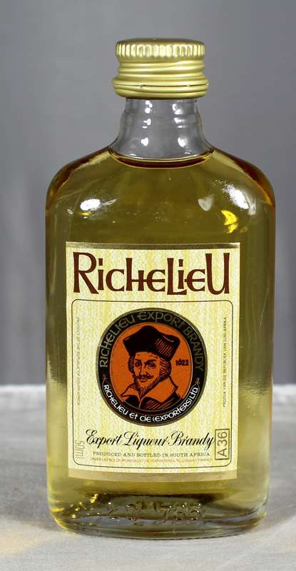 Mini liquor bottle - Richelieu brandy