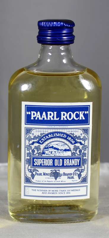 Mini liquor bottle - Paarl Rock brandy