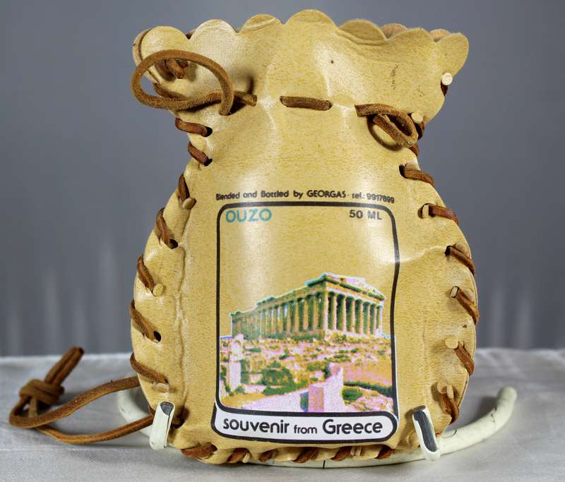 Mini liquor bottle - Souvenir from Greece - Ouzo