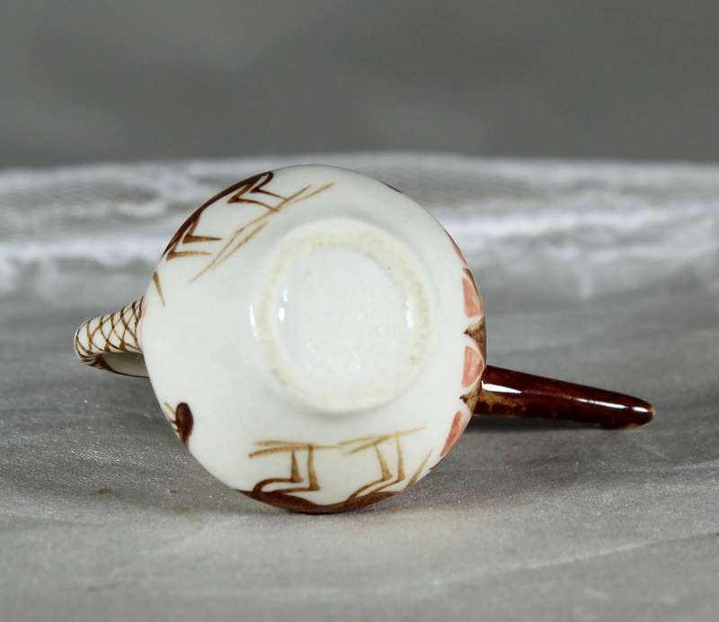 Miniature ornamental porcelain coffee pot