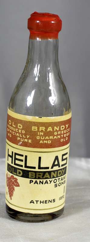 Mini liquor bottle - Hellas - Old brandy