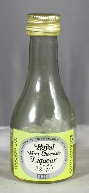 Mini liquor bottle - Royal - Mint chocolate liqueur