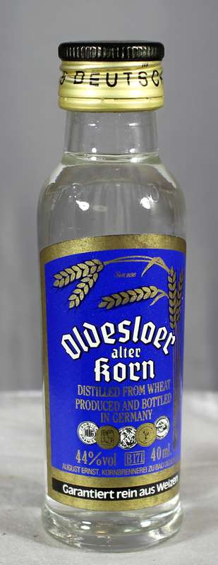 Mini liquor bottle - Oldesloer - Alter korn