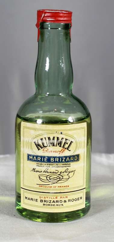 Mini liquor bottle - Marie Brizard - Kummel