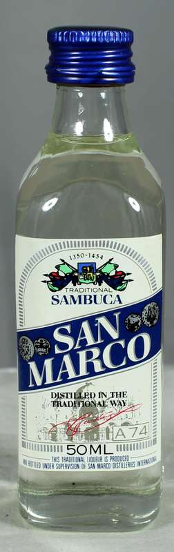 Mini liquor bottle - San Marco - Sambuca