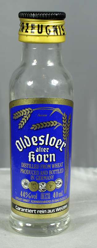 Mini liquor bottle - Oldesloer alter Koen