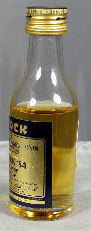 Mini liquor bottle - Stock 84 - Brandy