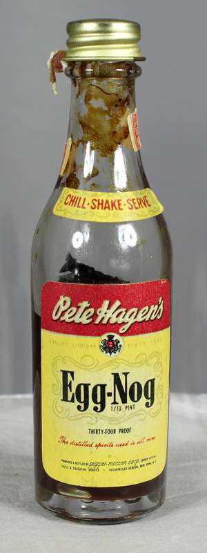 Mini liquor bottle - Pete Hagens - Egg-nog