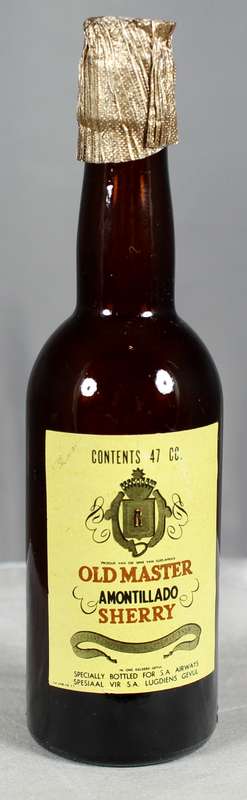 Mini liquor bottle - Old Master - Amontillado sherry