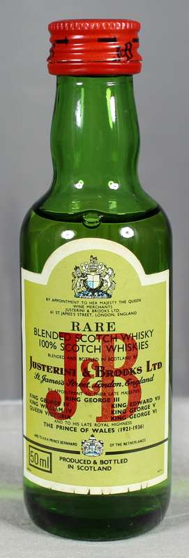 Mini liquor bottle - J&B whisky