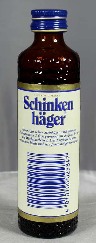 Mini liquor bottle - Schinken hager
