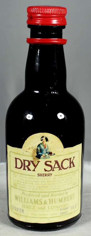 Mini liquor bottle - Dry Sack - Sherry