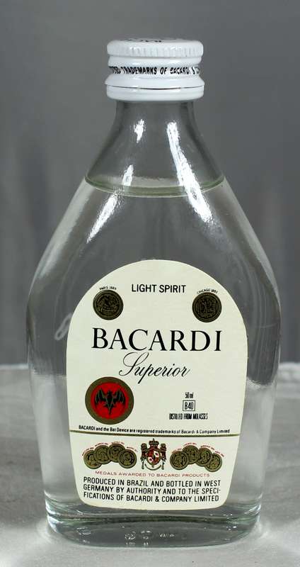 Mini liquor bottle - Bacardi - Superior