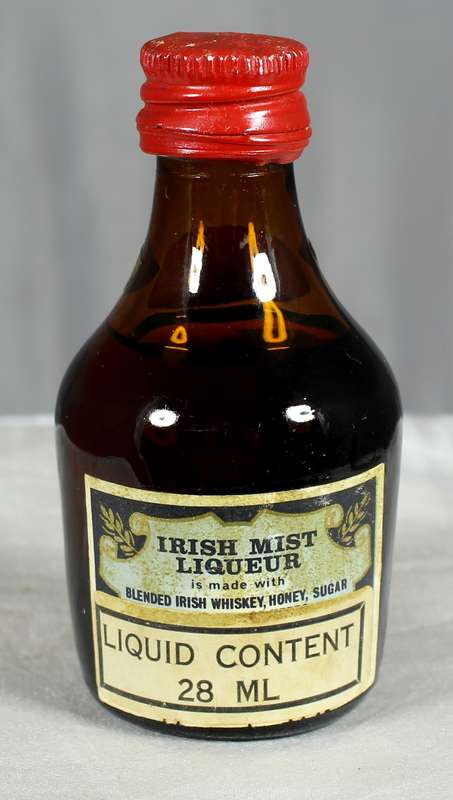 Mini liquor bottle - Irish Mist liqueur