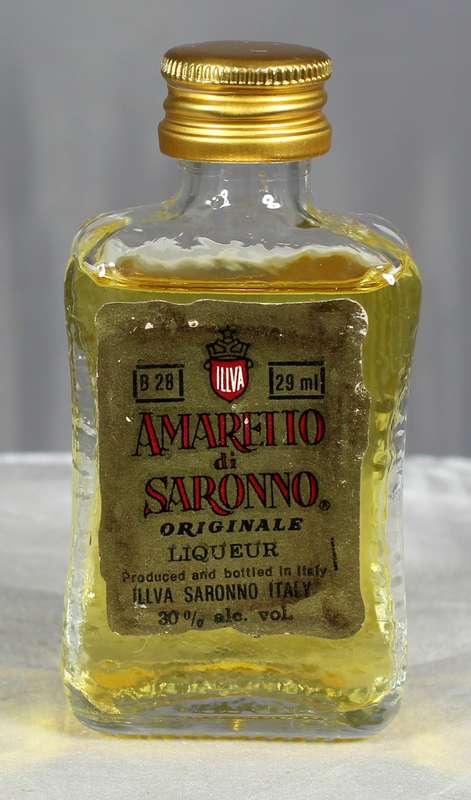 Mini liquor bottle - Amaretto - Saronno
