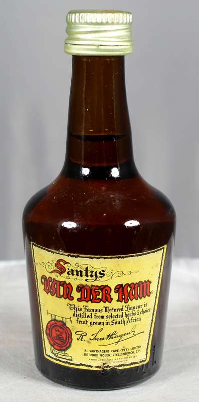 Mini liquor bottle - Santys - Van der Hum