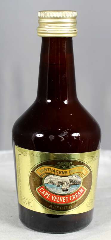 Mini liquor bottle - Cape Velvet cream