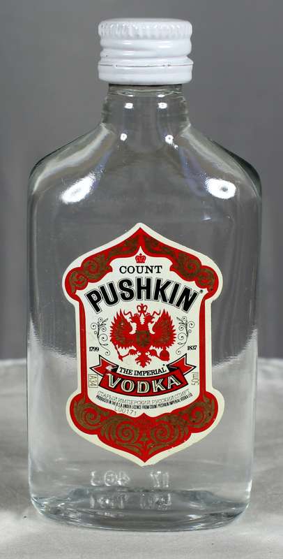 Mini liquor bottle - Pushkin - Vodka
