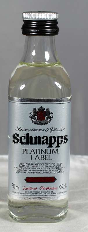 Mini liquor bottle - Brennermann - Schnapps