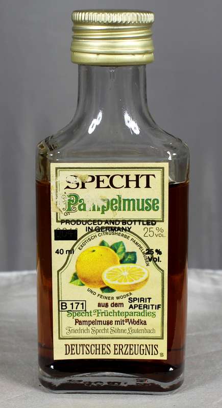 Mini liquor bottle - Specht - Pampelmuse