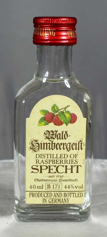 Mini liquor bottle - Specht - Wald Simbeergeift
