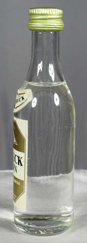 Mini liquor bottle - Old Buck dry gin
