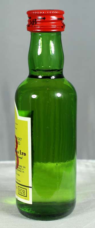Mini liquor bottle - J&B whisky