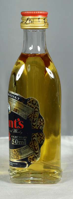 Mini liquor bottle - Grants whiskey