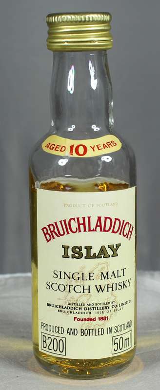 Mini Liquor Bottle - Bruichladdich single malt whisky