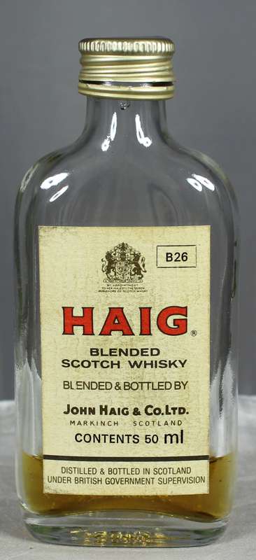 Mini Liquor Bottle - Haig whisky