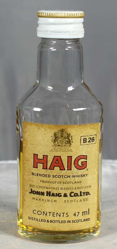 Mini Liquor Bottle - Haig whisky