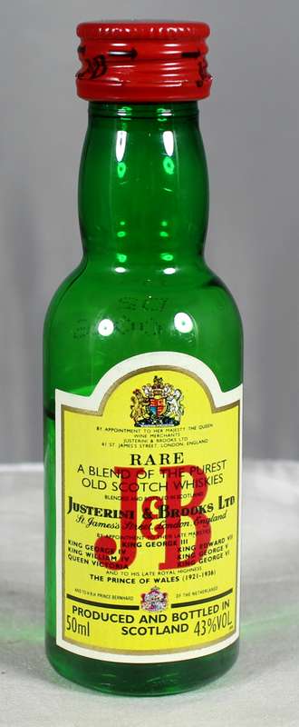 Mini liquor bottle - J&B whisky